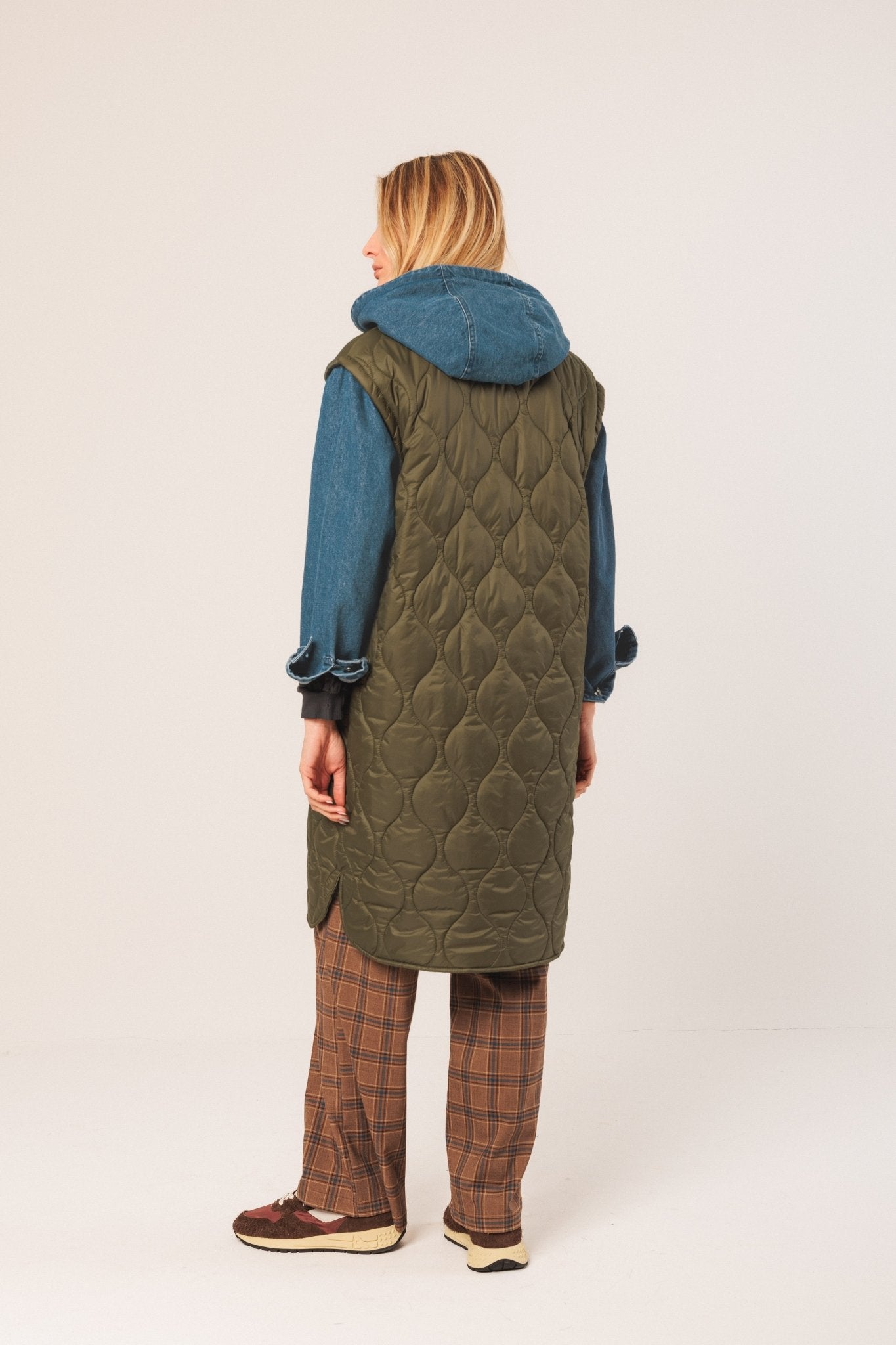 Shop Indi & Cold Retro Quilted Coat - Indi & Cold