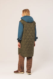 Shop Indi & Cold Retro Quilted Coat - Indi & Cold
