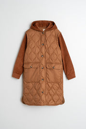 Shop Indi & Cold Retro Quilted Coat - Indi & Cold