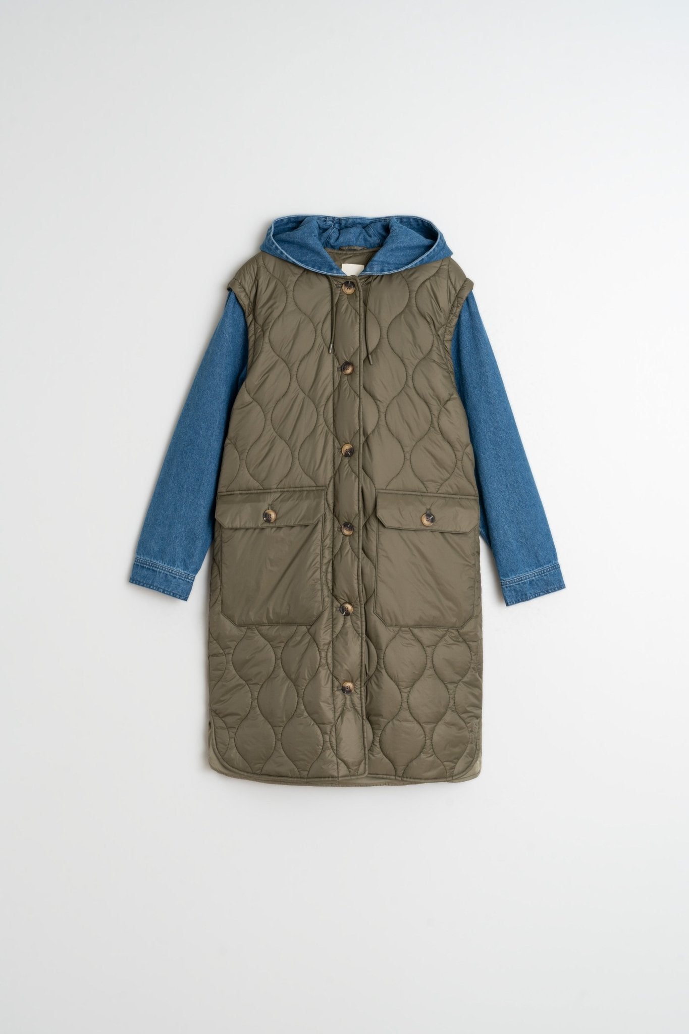 Shop Indi & Cold Retro Quilted Coat - Indi & Cold