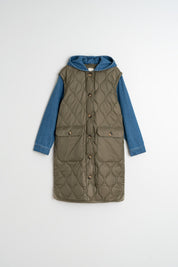 Shop Indi & Cold Retro Quilted Coat - Indi & Cold