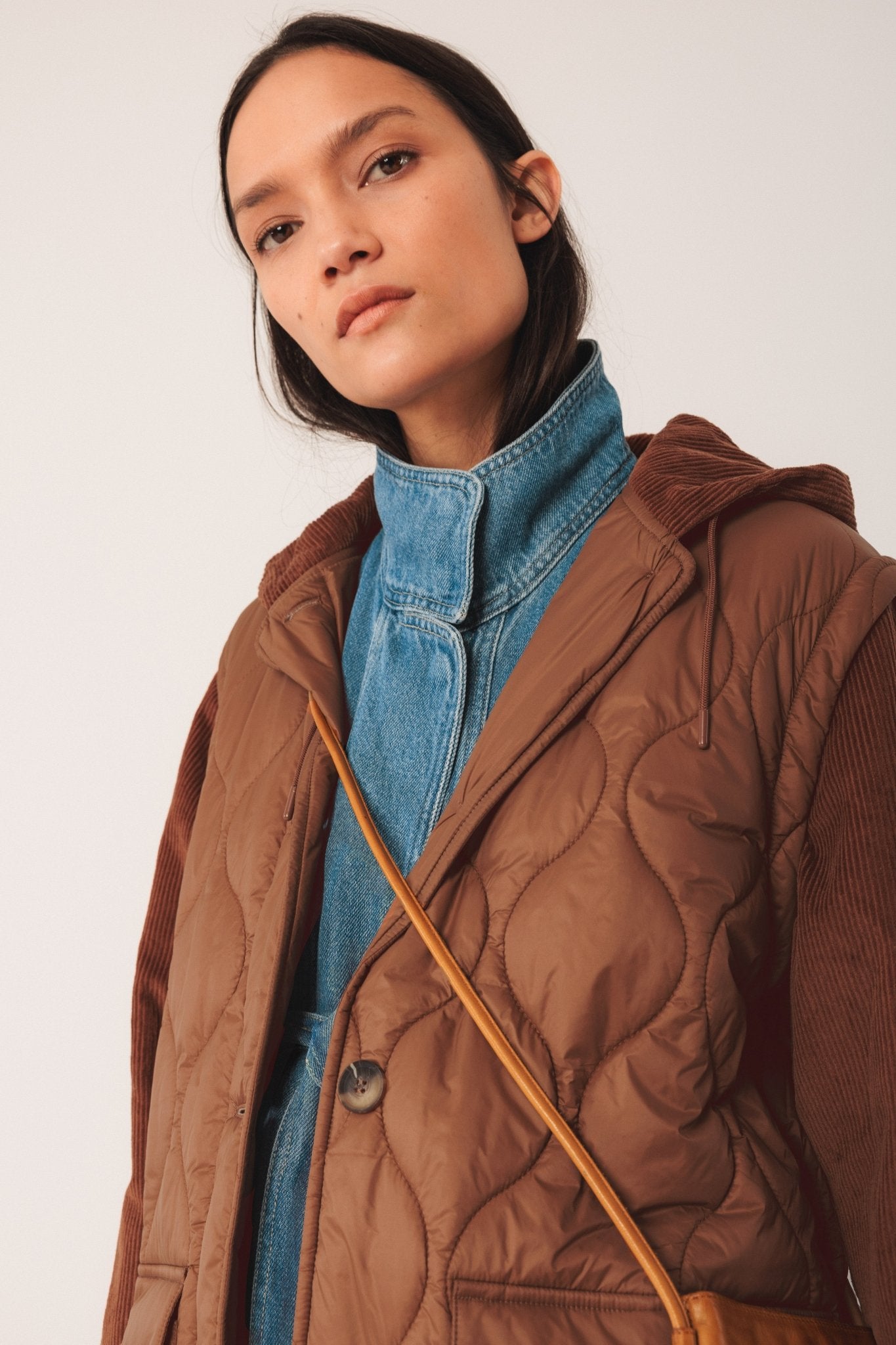 Shop Indi & Cold Retro Quilted Coat - Indi & Cold