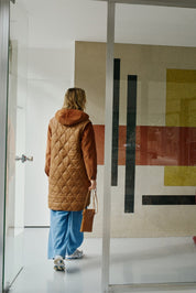 Shop Indi & Cold Retro Quilted Coat - Indi & Cold