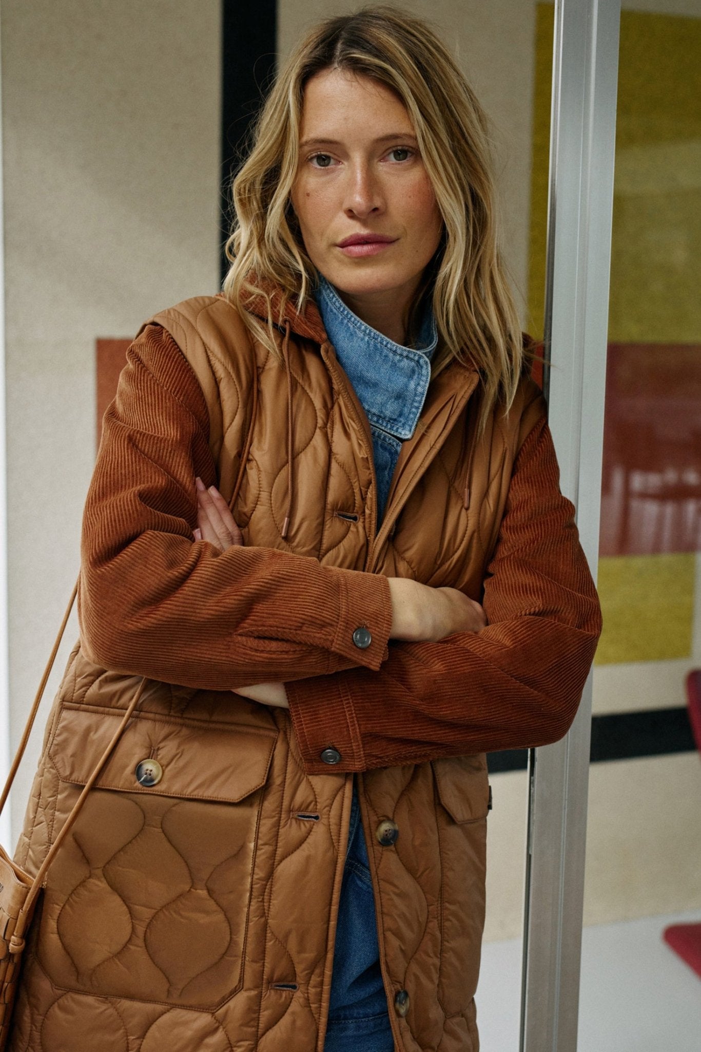 Shop Indi & Cold Retro Quilted Coat - Indi & Cold