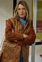 Shop Indi & Cold Retro Quilted Coat - Indi & Cold