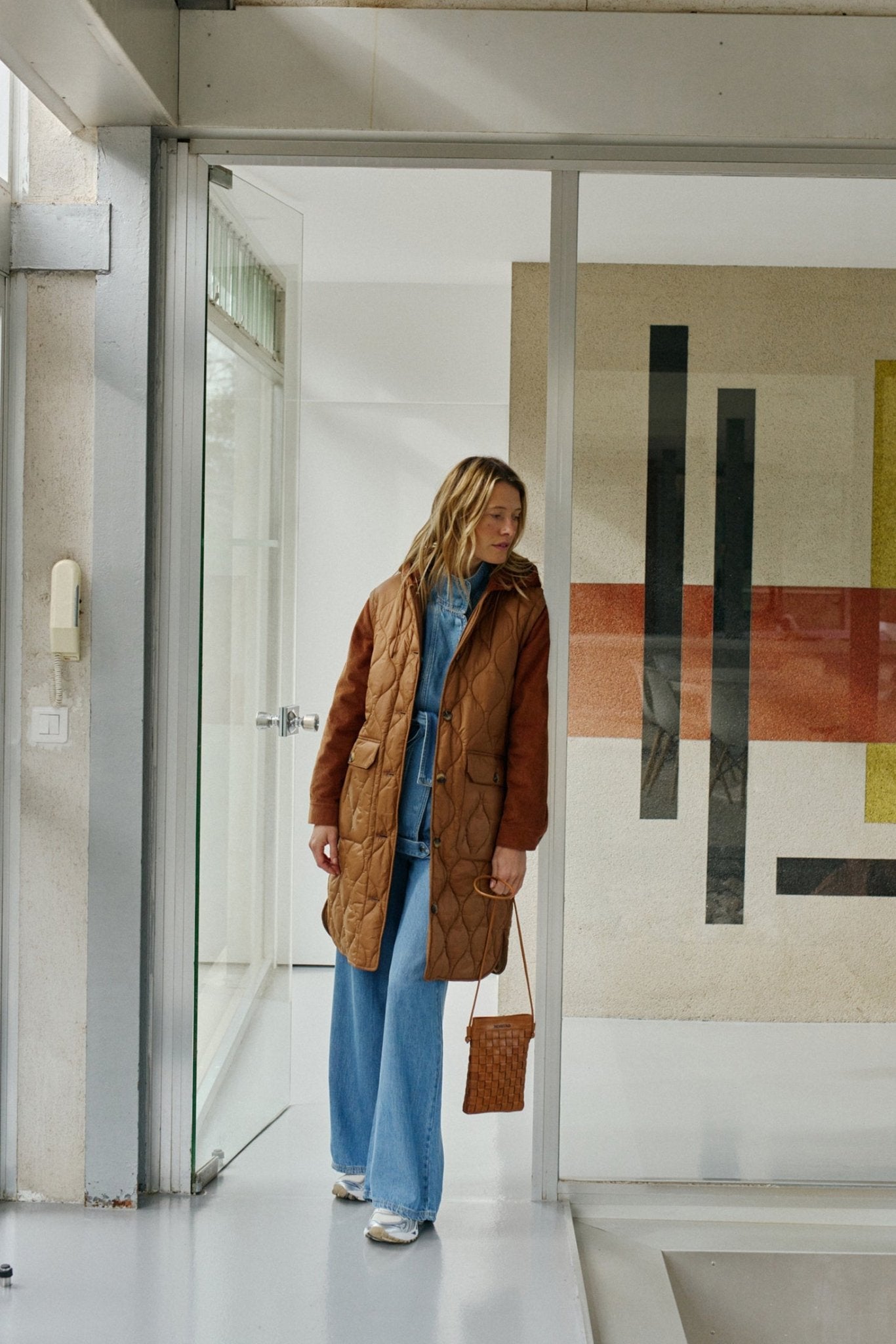 Shop Indi & Cold Retro Quilted Coat - Indi & Cold