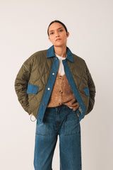Indi & Cold Retro Quilted Jacket