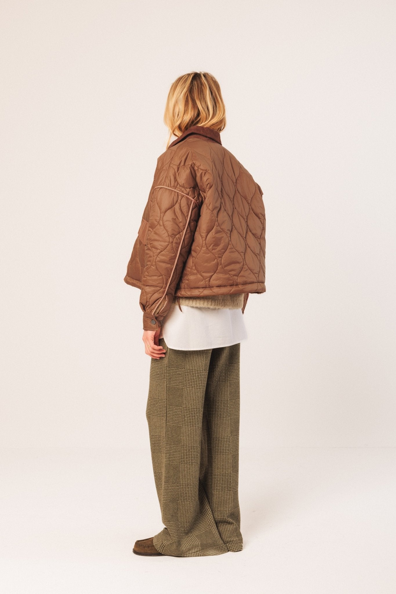 Shop Indi & Cold Retro Quilted Jacket - Indi & Cold