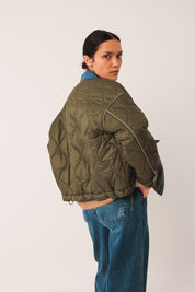 Shop Indi & Cold Retro Quilted Jacket - Indi & Cold