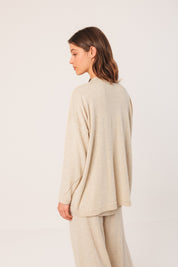 Shop Indi & Cold Seawool V - Neck Slouch Cardigan - Indi & Cold