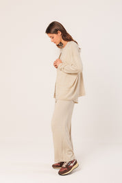 Shop Indi & Cold Seawool V - Neck Slouch Cardigan - Indi & Cold