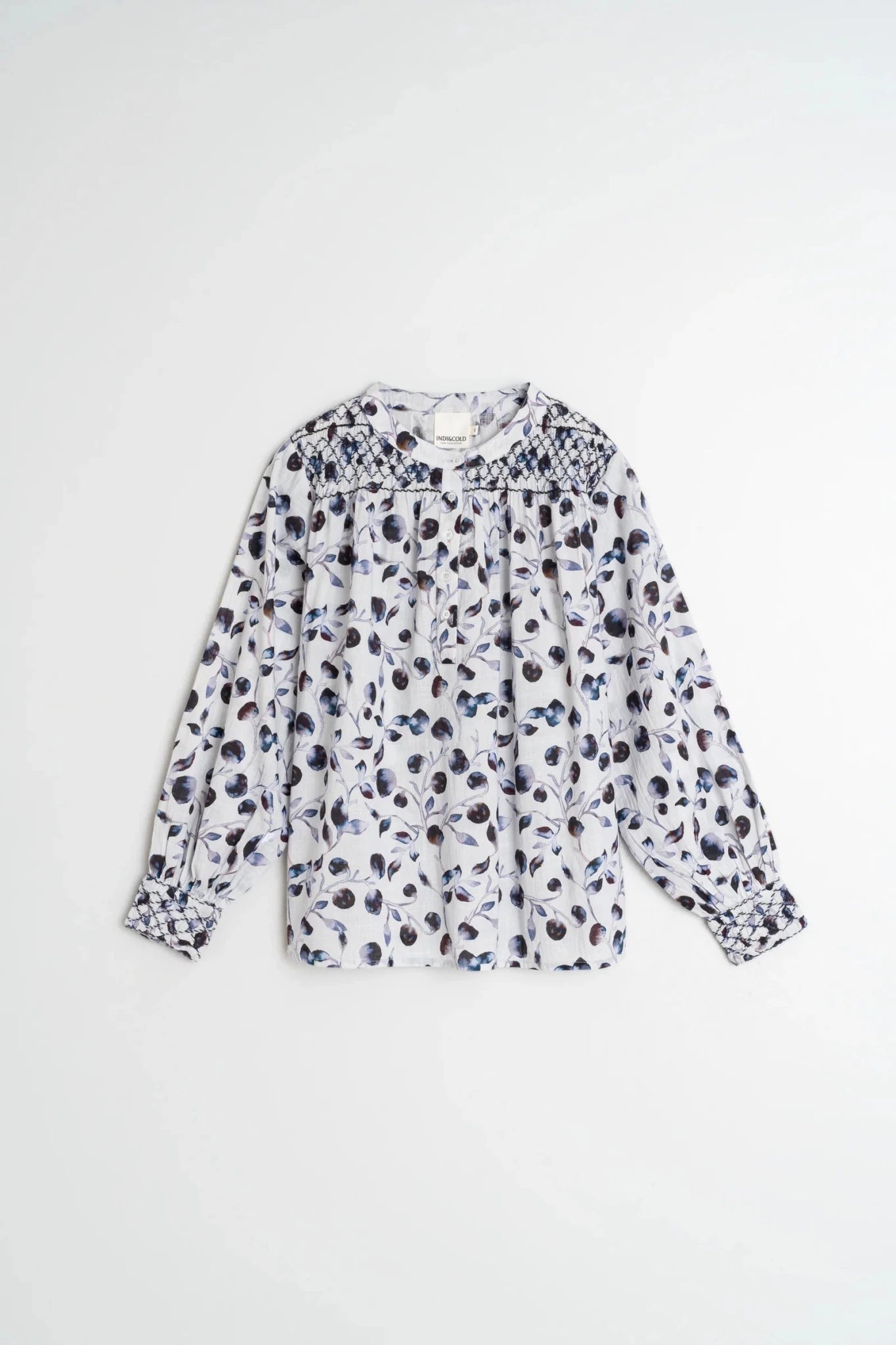 Shop Indi & Cold Smock Shoulder Detail Blouse - Indi & Cold