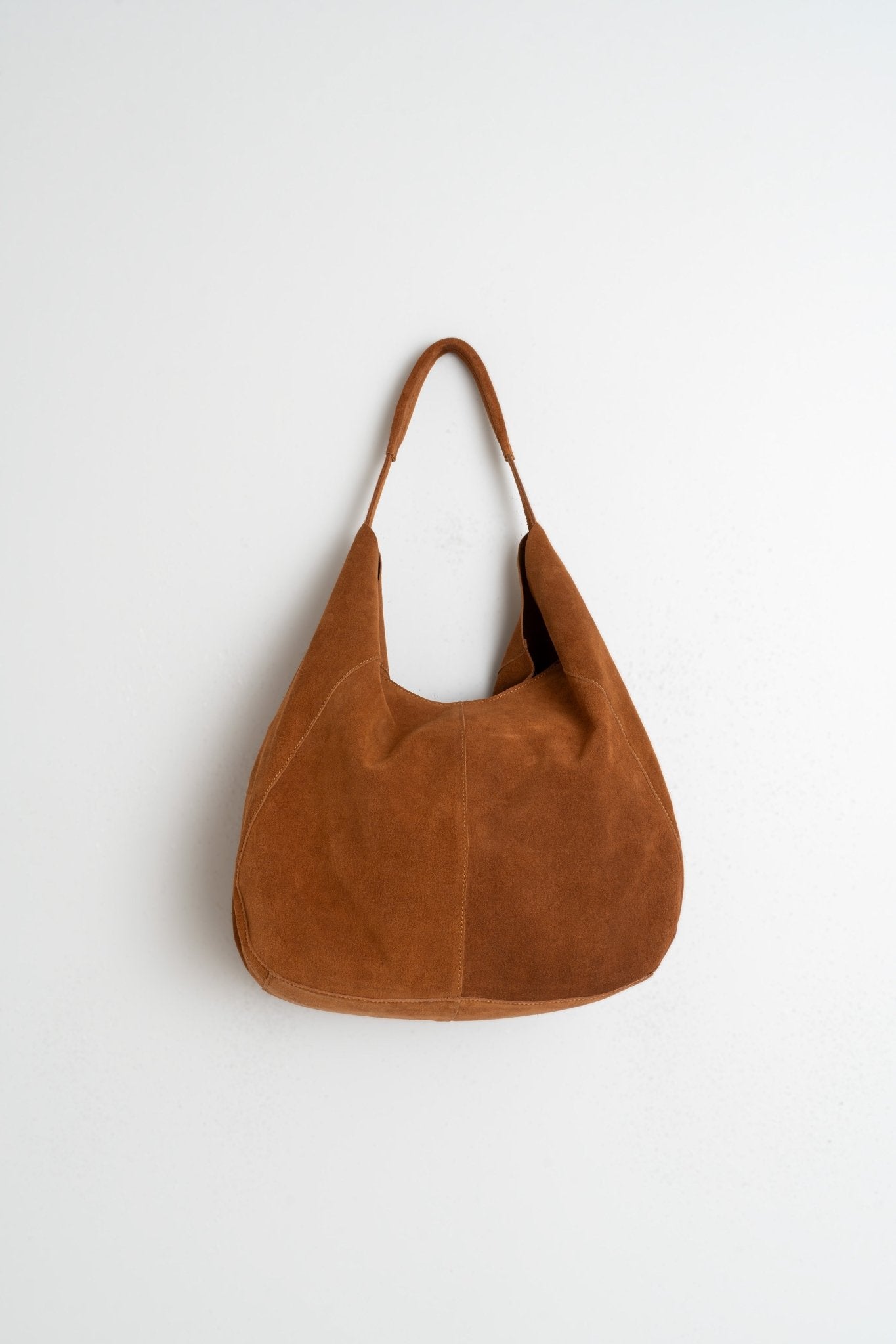 Shop Indi & Cold Suede Leather Tote Bag - Indi & Cold