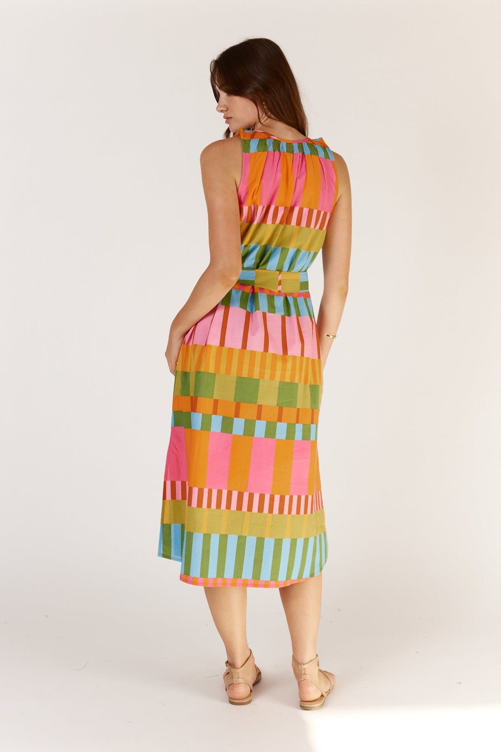 Shop Itami Cannes S/Less Multi Sundress - Itami
