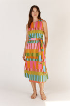 Shop Itami Cannes S/Less Multi Sundress - Itami