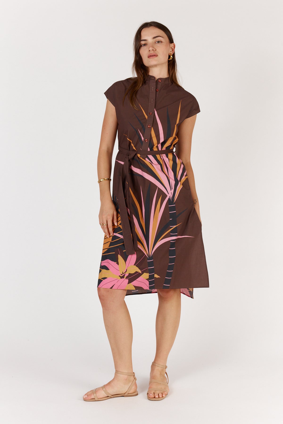 Shop Itami Cavalier Capped Sleeve Dress - Itami