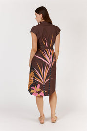 Shop Itami Cavalier Capped Sleeve Dress - Itami