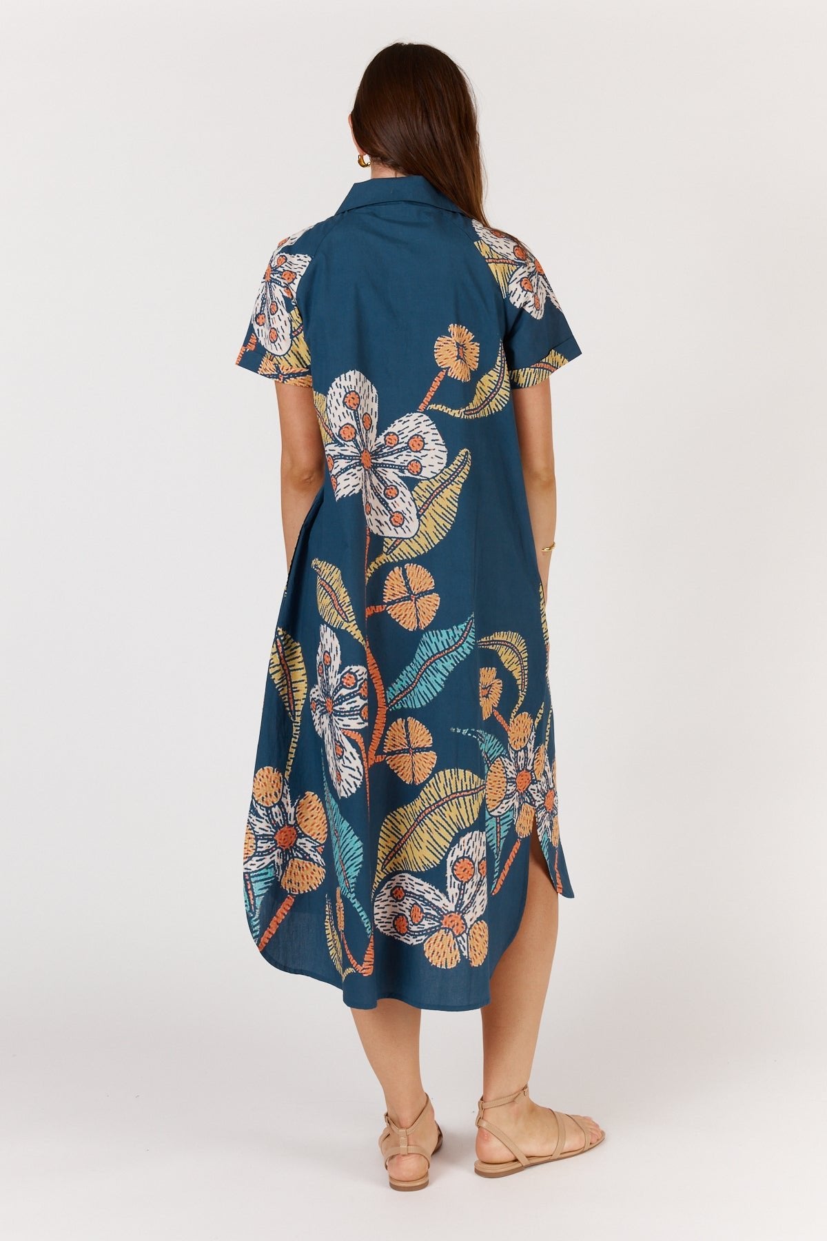 Shop Itami Dernier Button Shirt Dress - Itami