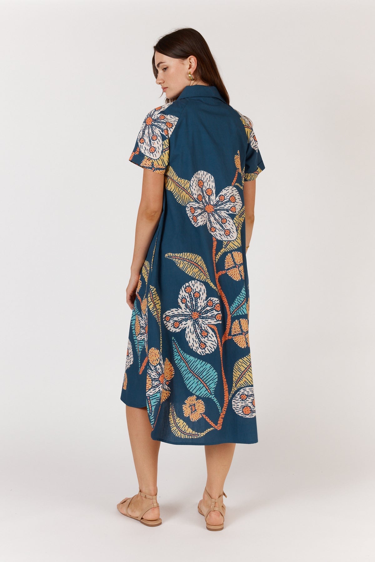 Shop Itami Dernier Button Shirt Dress - Itami