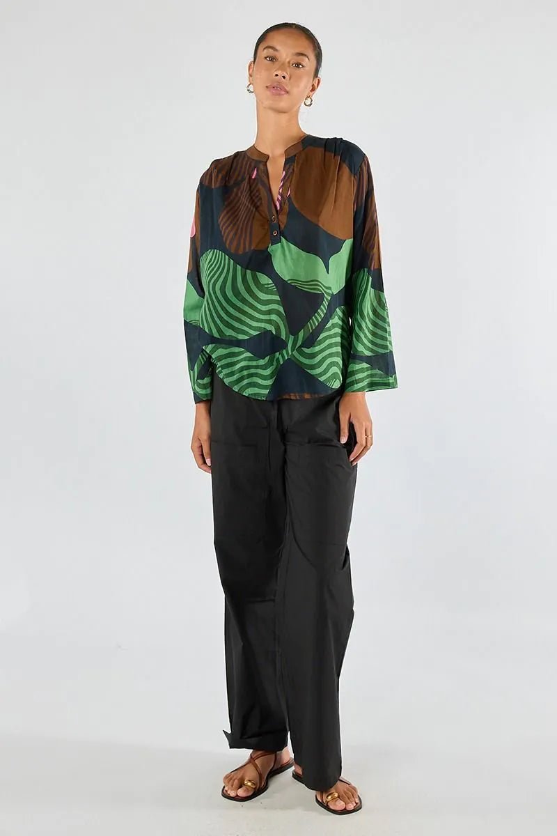 Shop Itami Papillon LS Cotton Shirt - Itami