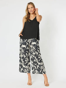 Shop Ivy Wide Leg Pant | Black - Hammock & Vine