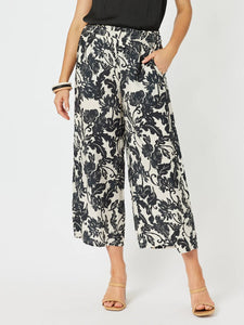 Shop Ivy Wide Leg Pant | Black - Hammock & Vine