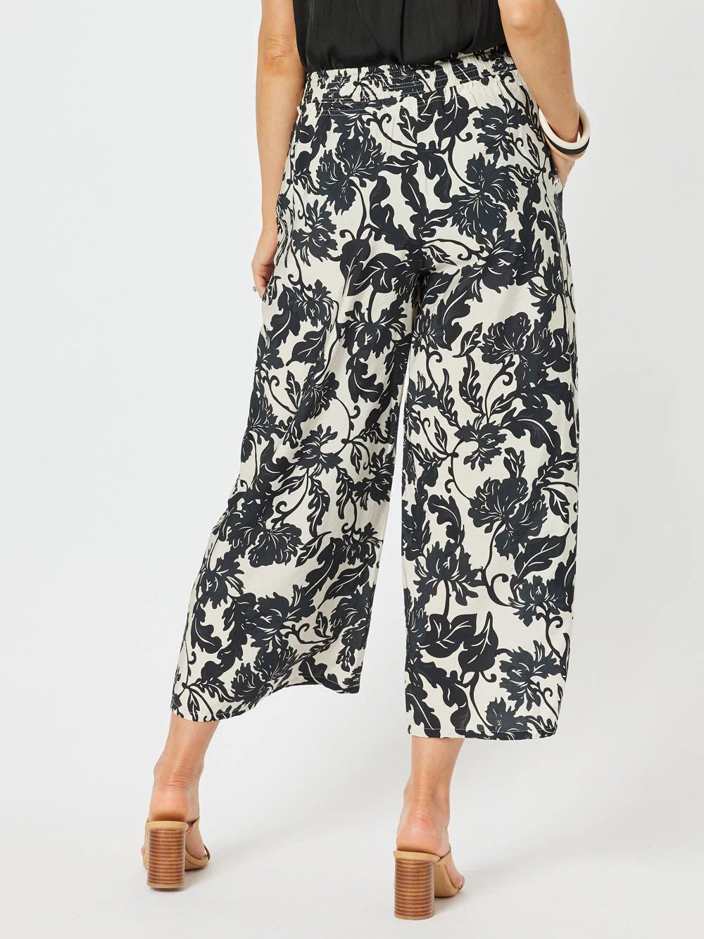 Shop Ivy Wide Leg Pant | Black - Hammock & Vine