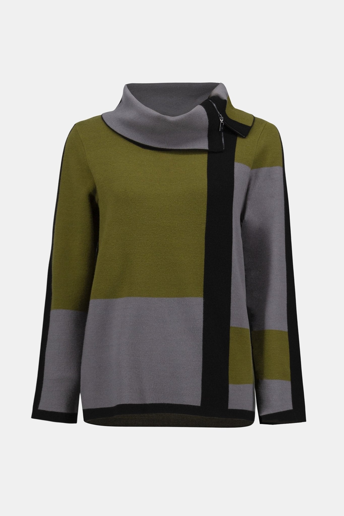 Shop Jacquard Sweater Colour Block Pullover - Joseph Ribkoff