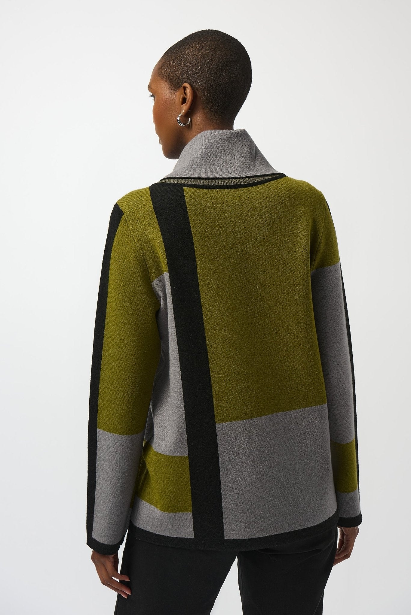 Shop Jacquard Sweater Colour Block Pullover - Joseph Ribkoff