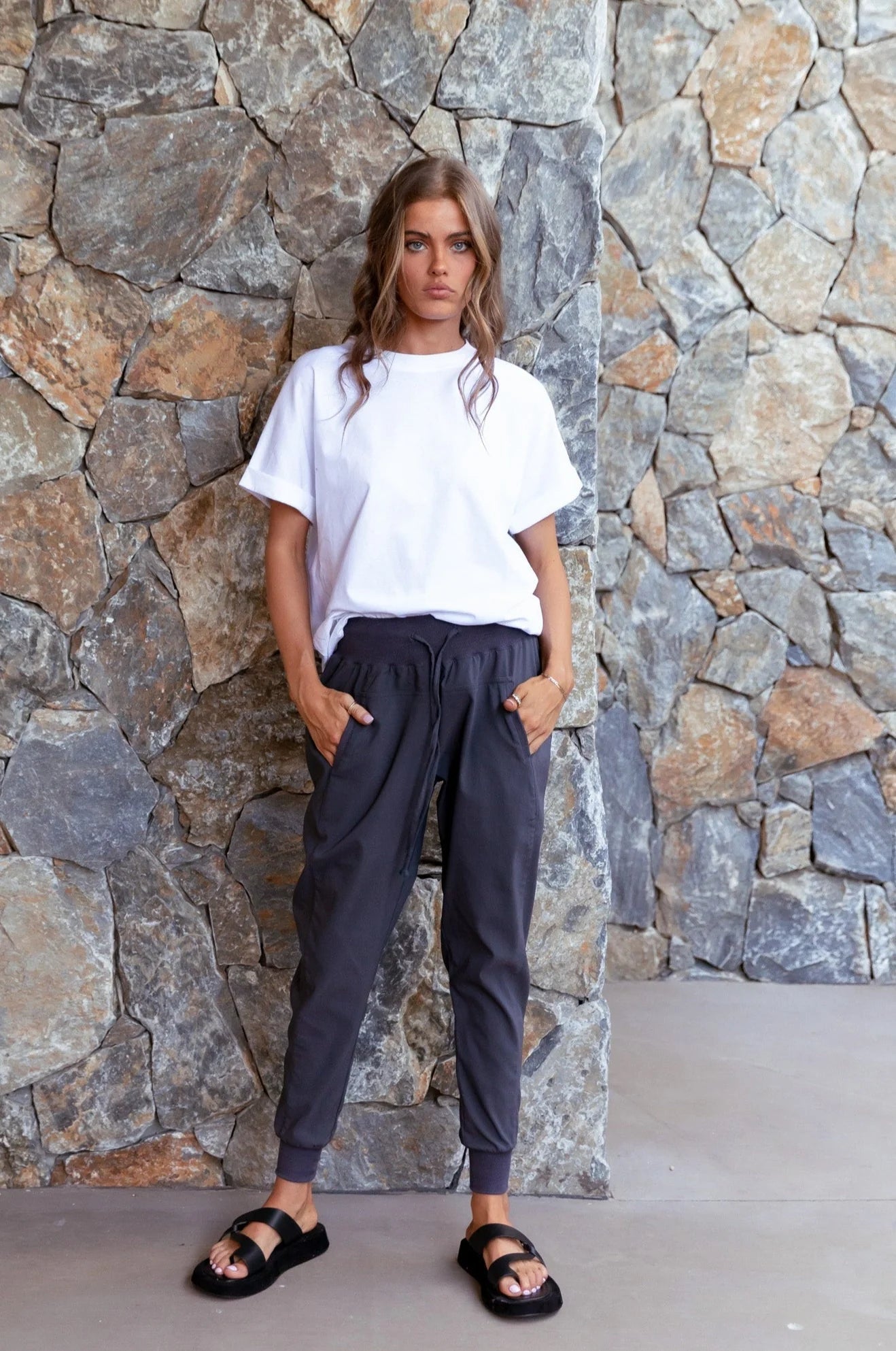 Shop Joey Jogger Pant | Slate - Alexandra Australia