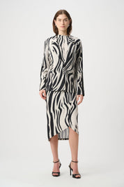 Shop Joseph Ribkoff Animal Print Blazer With Rhinestone - Joseph Ribkoff