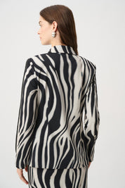 Shop Joseph Ribkoff Animal Print Blazer With Rhinestone - Joseph Ribkoff