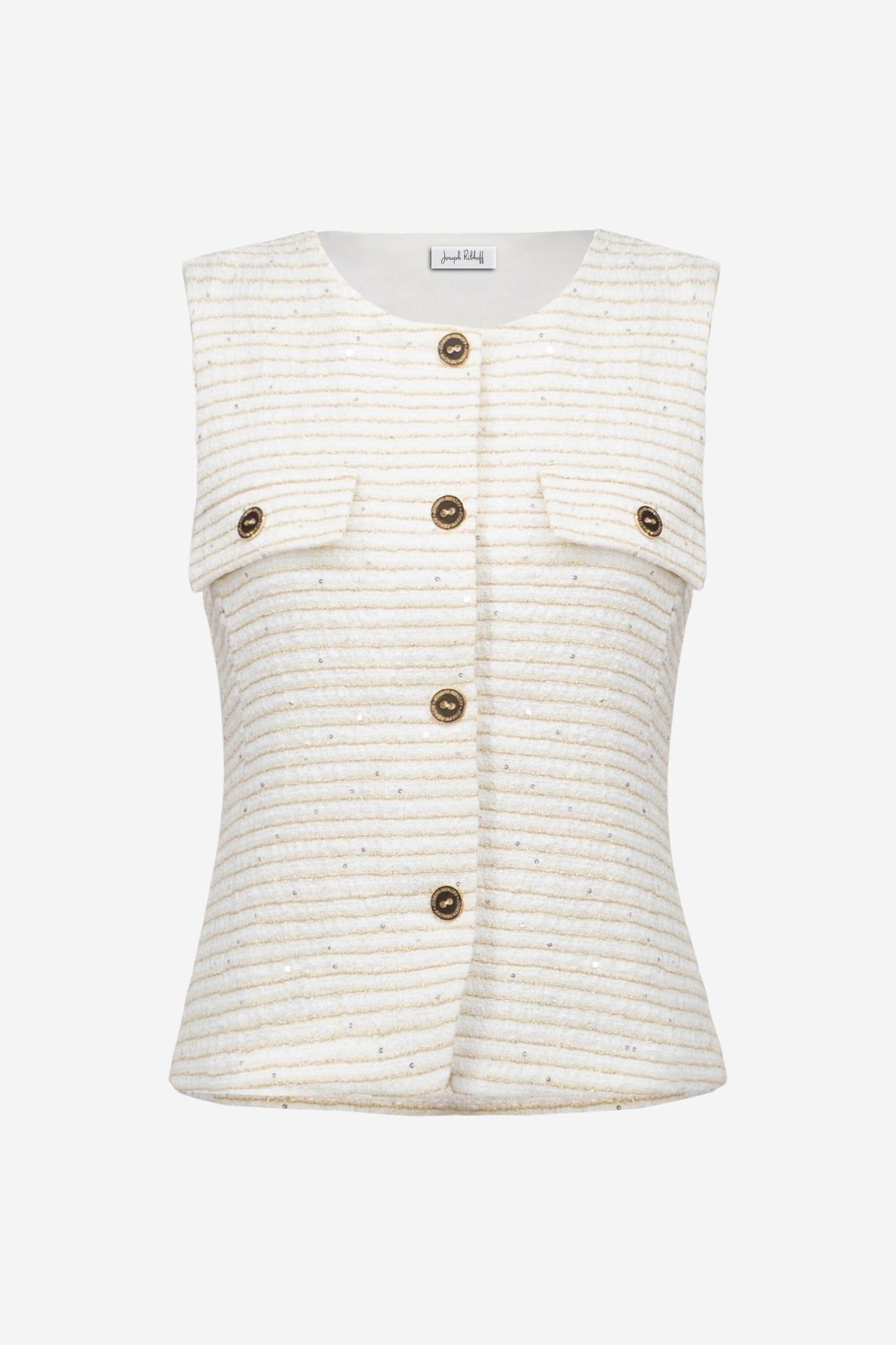 Shop Joseph Ribkoff Boucle Fitted Vest - Joseph Ribkoff