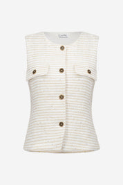 Shop Joseph Ribkoff Boucle Fitted Vest - Joseph Ribkoff