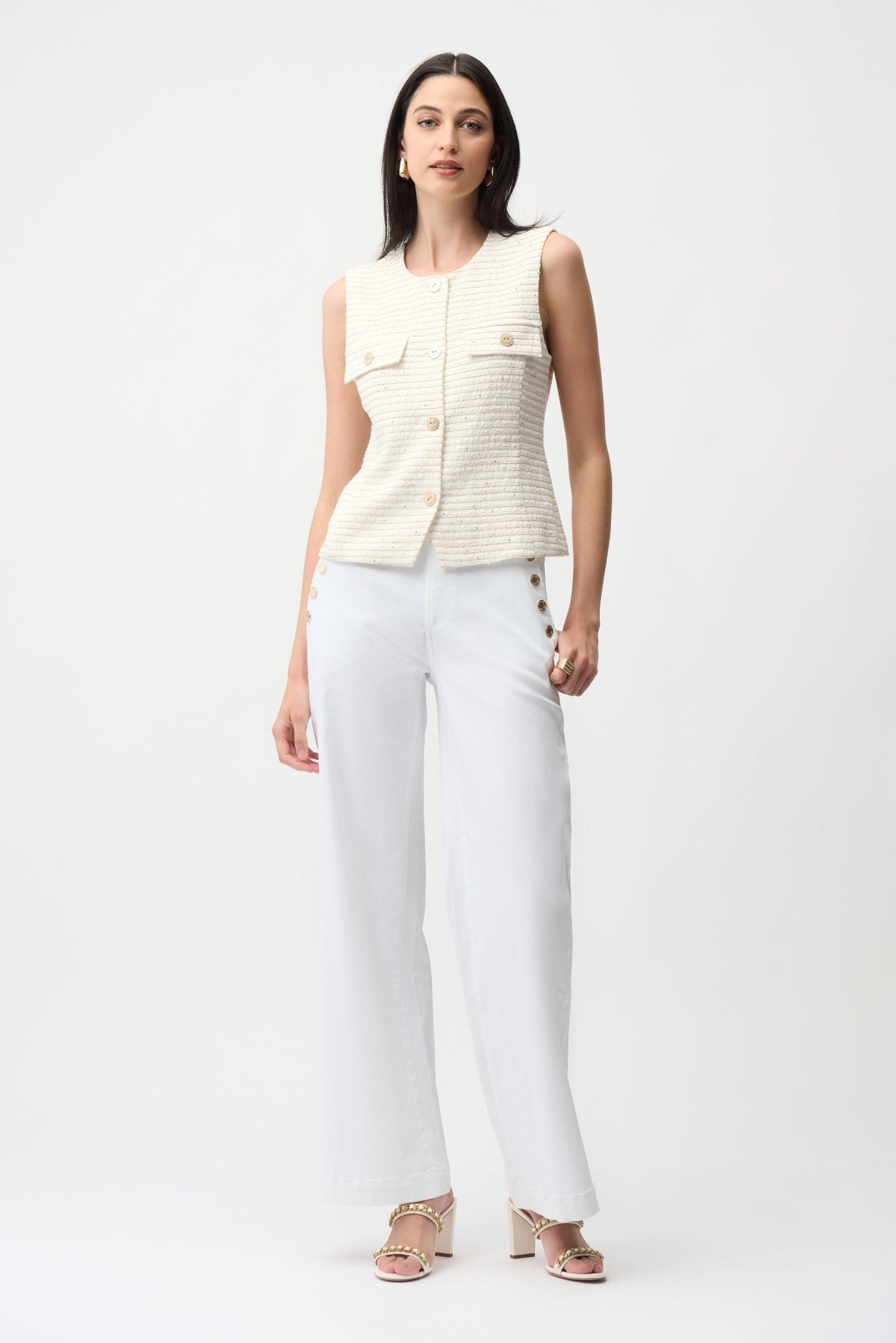 Shop Joseph Ribkoff Boucle Fitted Vest - Joseph Ribkoff