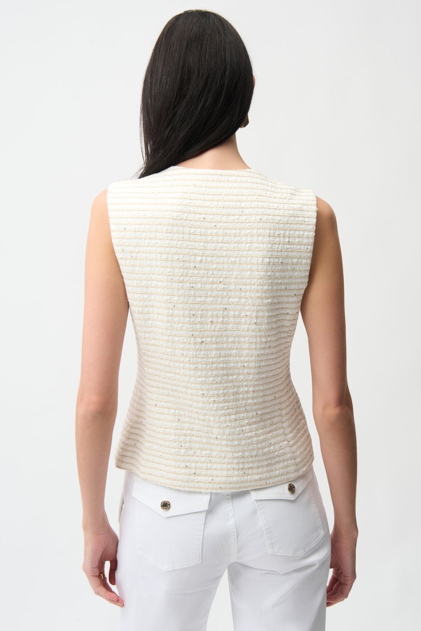Shop Joseph Ribkoff Boucle Fitted Vest - Joseph Ribkoff