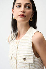 Shop Joseph Ribkoff Boucle Fitted Vest - Joseph Ribkoff