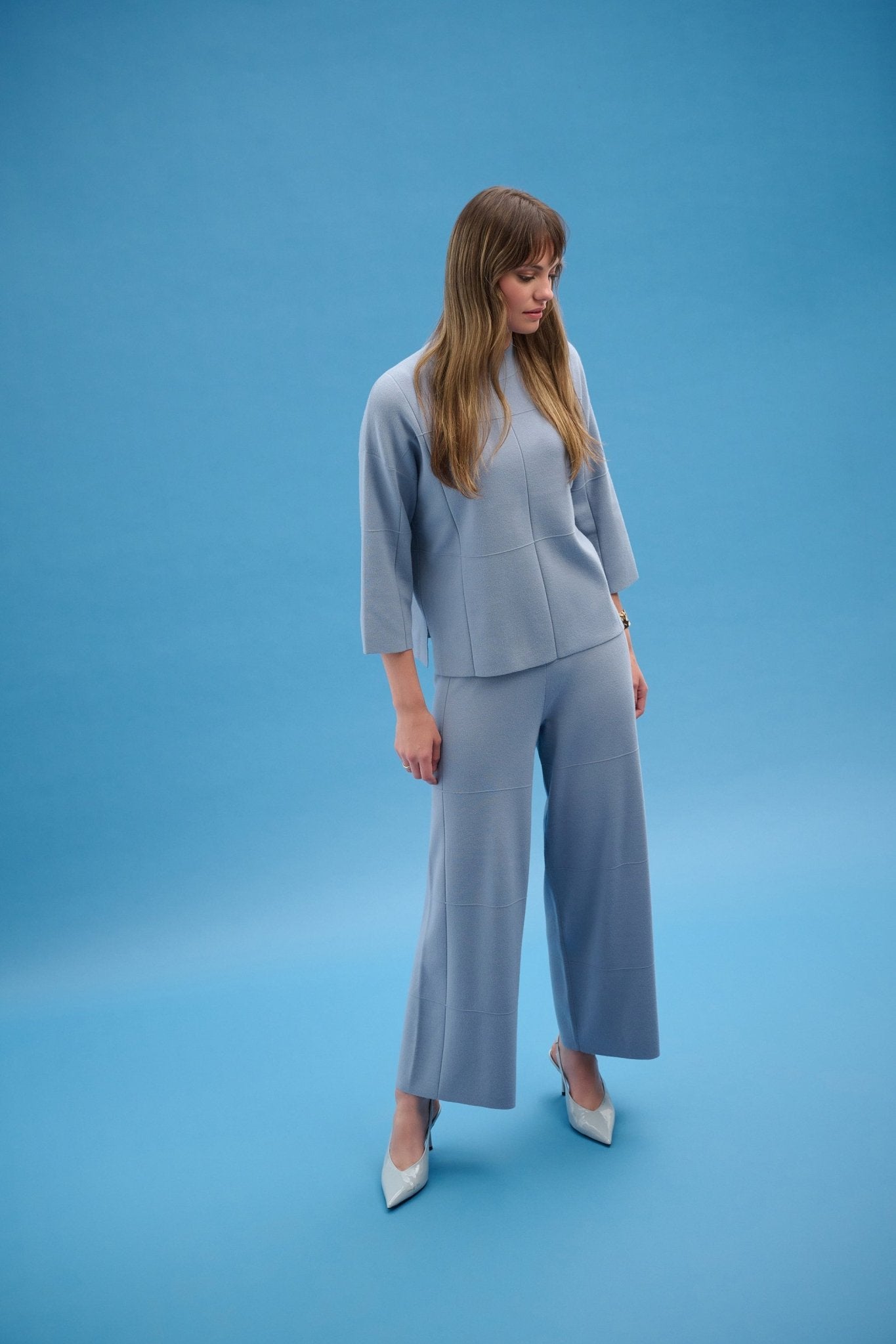 Shop Joseph Ribkoff Brushed Viscose Culotte Pants 261982 - Joseph Ribkoff