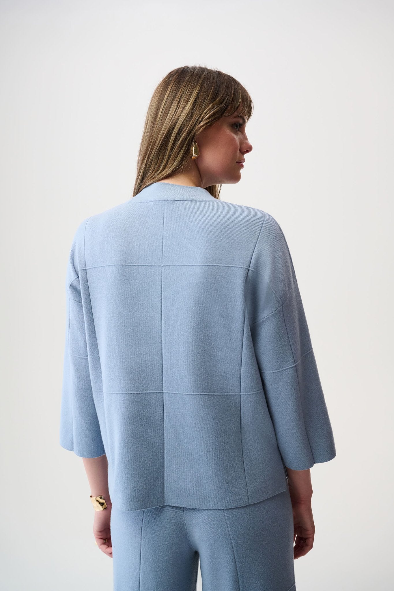 Shop Joseph Ribkoff Brushed Viscose Straight Sweater with Mock Neck 261981 - Joseph Ribkoff