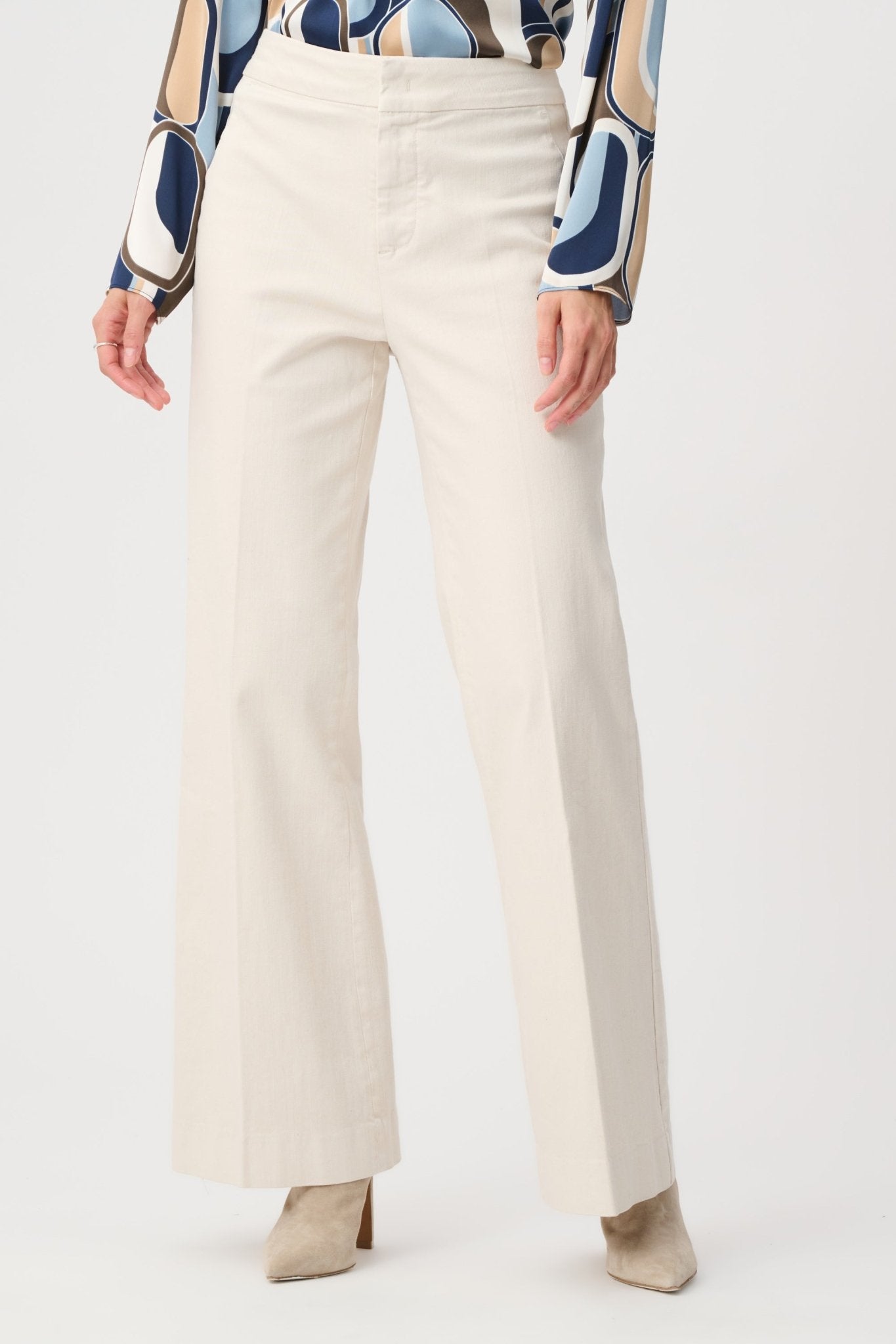Shop Joseph Ribkoff Chloe | Stretch Denim High - Rise Wide Leg Jeans - Joseph Ribkoff