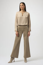 Shop Joseph Ribkoff Classic Wide Leg Pull - On Jeans - Joseph Ribkoff