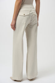 Shop Joseph Ribkoff Classic Wide Leg Pull - On Jeans - Joseph Ribkoff