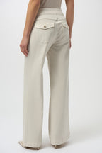 Shop Joseph Ribkoff Classic Wide Leg Pull - On Jeans - Joseph Ribkoff