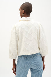 Shop Joseph Ribkoff Cotton Twill Jacket With Balloon Sleeves - Joseph Ribkoff