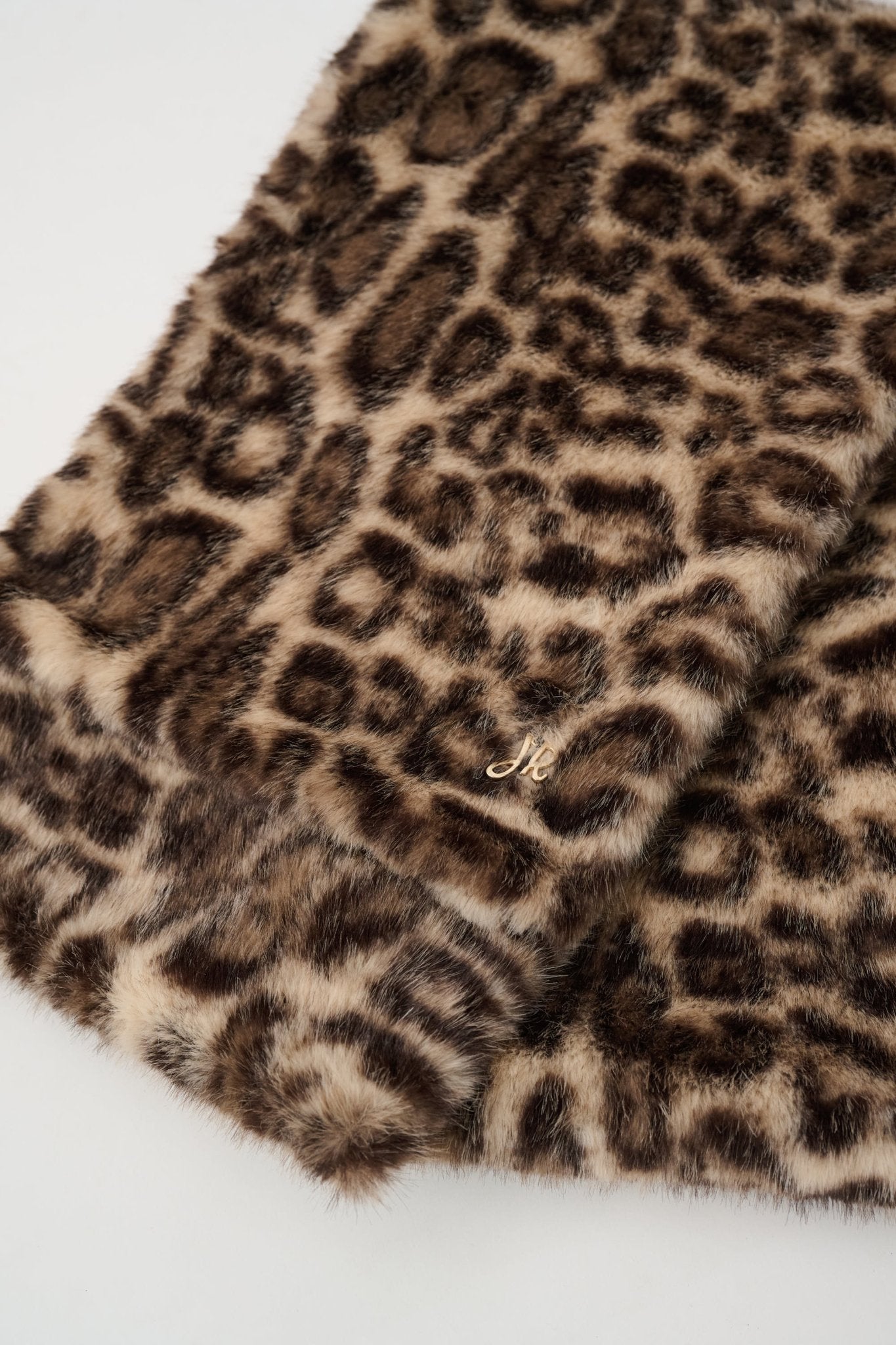 Shop Joseph Ribkoff Faux Fur Leopard Print Scarf - Joseph Ribkoff