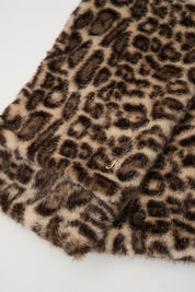 Shop Joseph Ribkoff Faux Fur Leopard Print Scarf - Joseph Ribkoff