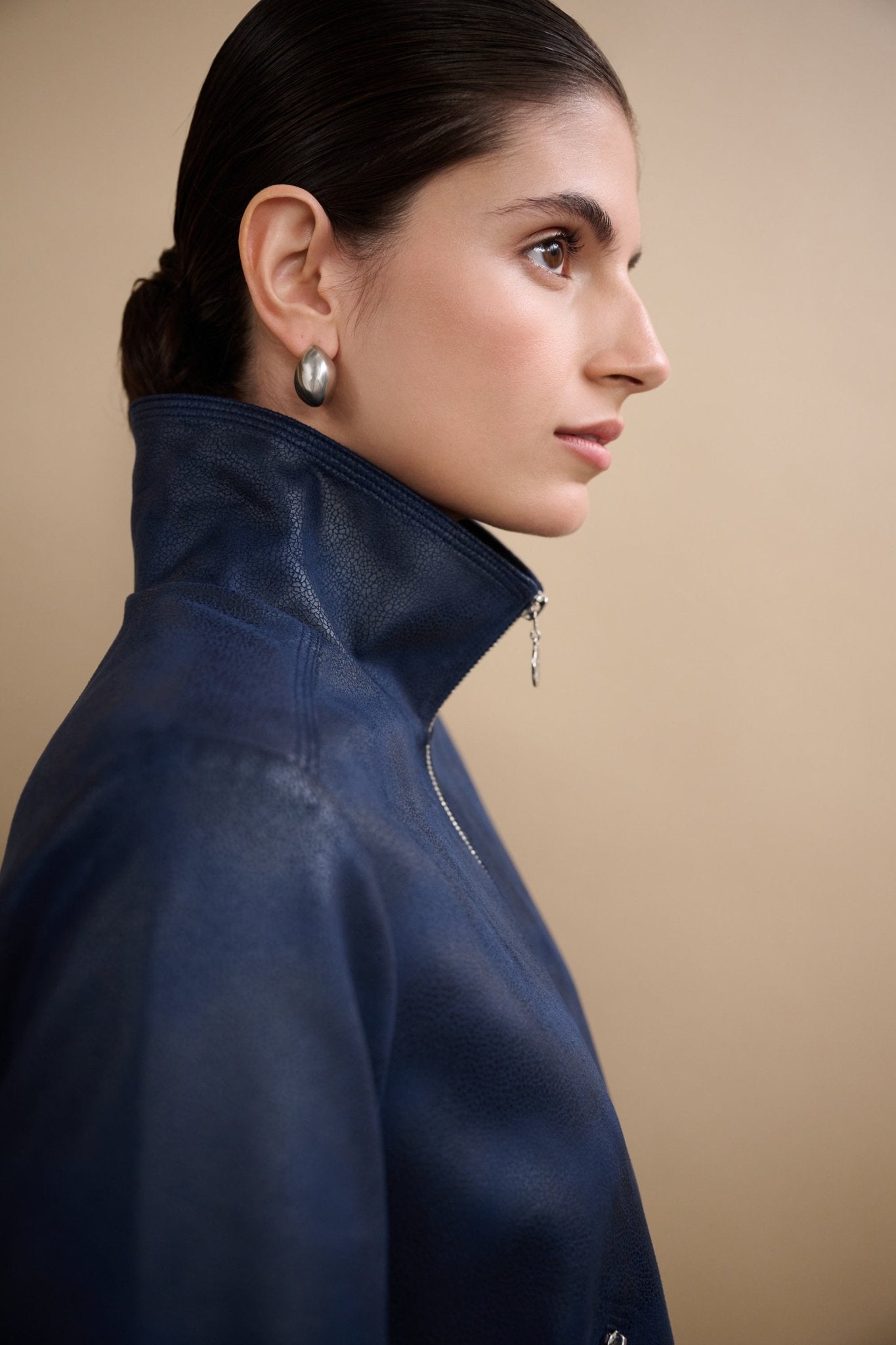 Shop Joseph Ribkoff Faux Suede Blouson Jacket - Joseph Ribkoff