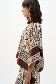 Shop Joseph Ribkoff Georgette Printed Poncho Top - Joseph Ribkoff