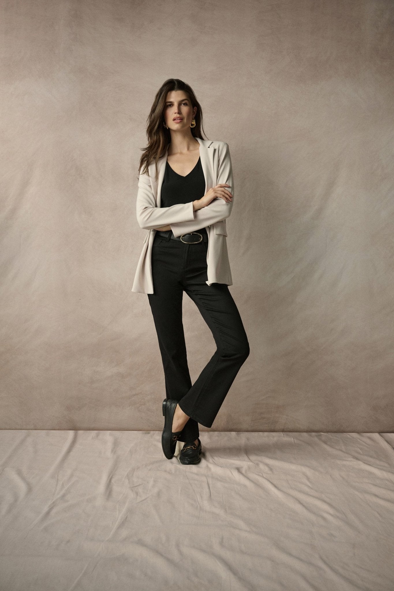 Shop Joseph Ribkoff GOLDIE Classic Wide-Leg Jeans - Joseph Ribkoff
