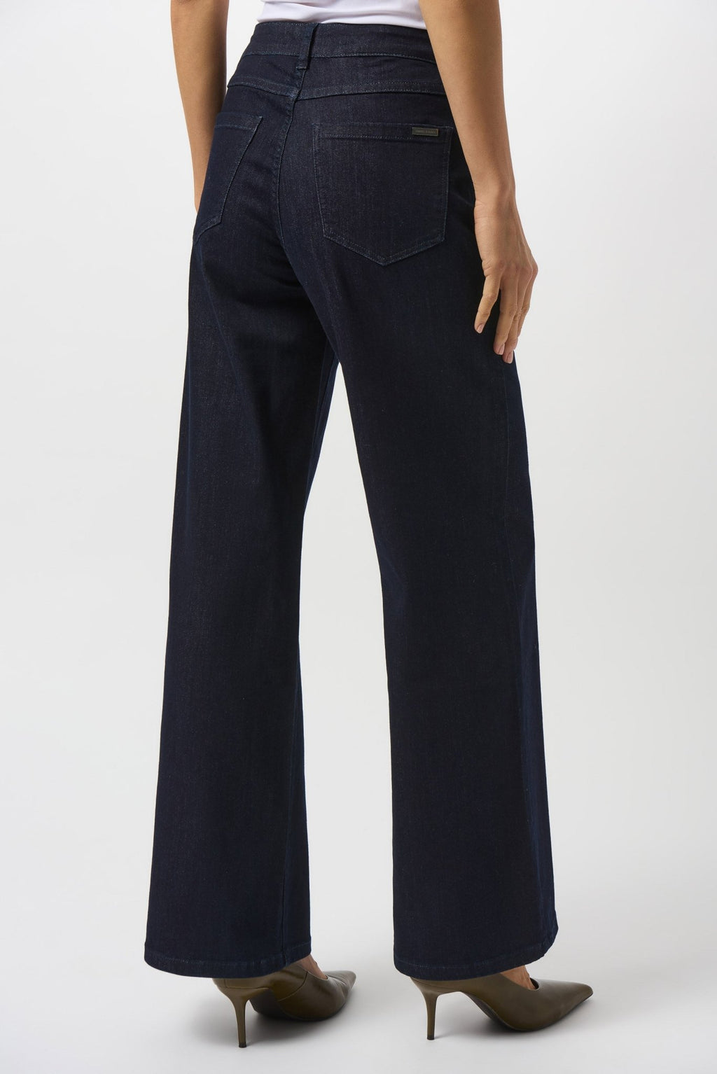 Shop Joseph Ribkoff Goldie Classic Wide - Leg Stretch Jeans - Joseph Ribkoff